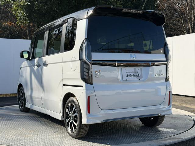 N-BOXカスタム L 禁煙・HondaSENSING・障害物センサー・8インチ純ナビTV・Bluetooth・シートヒーター・両パワスラ・AW 両席電動スライドドア Pソナー 1オーナー レザーシート サイドエアバッグ(27枚目)