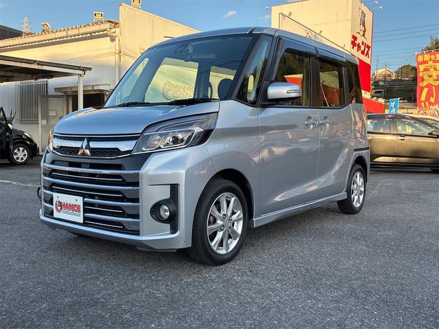 ｅＫスペースカスタム カスタムＧ　ｅ－アシスト　社外メモリーナビ・フルセグ・Ｂｌｕｅｔｏｏｔｈ・ＣＤ・ＤＶＤ・ＥＴＣ・ドライブレコーダー・プッシュスタート・スマートキー・左側パワースライドドア・アイドリングストップ・衝突被害軽減ブレーキ（2枚目）