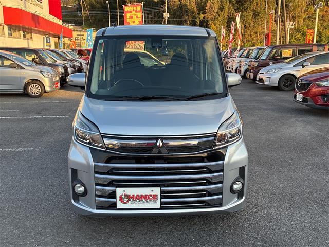 ｅＫスペースカスタム カスタムＧ　ｅ－アシスト　社外メモリーナビ・フルセグ・Ｂｌｕｅｔｏｏｔｈ・ＣＤ・ＤＶＤ・ＥＴＣ・ドライブレコーダー・プッシュスタート・スマートキー・左側パワースライドドア・アイドリングストップ・衝突被害軽減ブレーキ（3枚目）