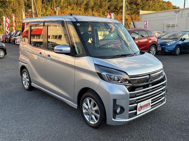 ｅＫスペースカスタム カスタムＧ　ｅ－アシスト　社外メモリーナビ・フルセグ・Ｂｌｕｅｔｏｏｔｈ・ＣＤ・ＤＶＤ・ＥＴＣ・ドライブレコーダー・プッシュスタート・スマートキー・左側パワースライドドア・アイドリングストップ・衝突被害軽減ブレーキ（4枚目）