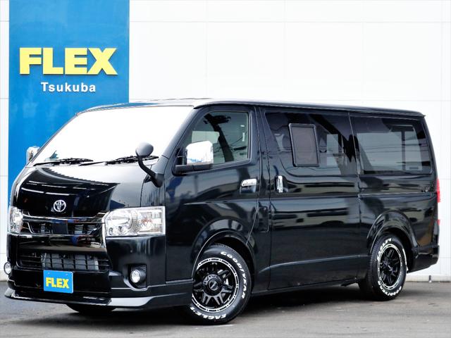 トヨタ ハイエースバン スーパーｇｌ ダークプライムｉｉ ｆｌｅｘオリジナルコンプリートカーｄｏｇｖａｎ デルフ１６ａｗ ナスカータイヤの中古車 グーネット中古車