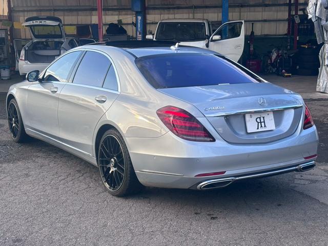 Ｓクラス Ｓ４００ｄロング　純正ナビ　フルセグＴＶ　Ｂｌｕｅｔｏｏｔｈ　Ｂｕｒｍｅｓｔｅｒ　３６０°カメラ　クルコン　前席シートマッサージ　サンルーフ　ＥＴＣ　アンビエントライト　ＬＥＤヘッドライト　社外２０インチＡＷ（11枚目）