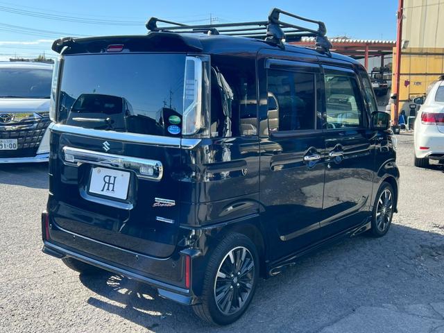 スペーシアカスタム ハイブリッドＸＳ　社外ナビ　フルセグＴＶ　Ｂｌｕｅｔｏｏｔｈ　バックモニター　両側パワスラ　プリクラッシュセーフティ　シートヒーター　ドラレコ　ＥＴＣ　電動格納ミラー　ＬＥＤヘッドライト＆フォグライト　ルーフキャリア（9枚目）