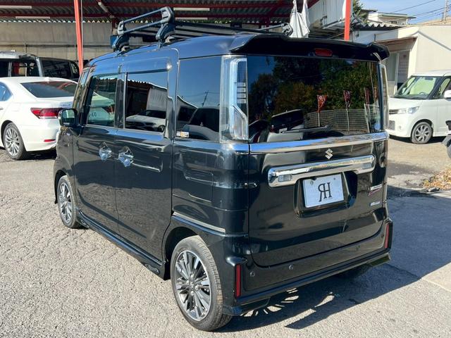 スペーシアカスタム ハイブリッドＸＳ　社外ナビ　フルセグＴＶ　Ｂｌｕｅｔｏｏｔｈ　バックモニター　両側パワスラ　プリクラッシュセーフティ　シートヒーター　ドラレコ　ＥＴＣ　電動格納ミラー　ＬＥＤヘッドライト＆フォグライト　ルーフキャリア（11枚目）