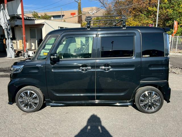 スペーシアカスタム ハイブリッドＸＳ　社外ナビ　フルセグＴＶ　Ｂｌｕｅｔｏｏｔｈ　バックモニター　両側パワスラ　プリクラッシュセーフティ　シートヒーター　ドラレコ　ＥＴＣ　電動格納ミラー　ＬＥＤヘッドライト＆フォグライト　ルーフキャリア（12枚目）