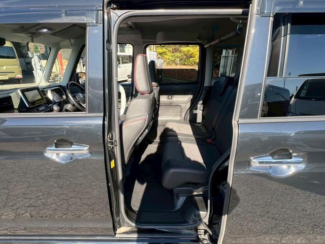 スペーシアカスタム ハイブリッドＸＳ　社外ナビ　フルセグＴＶ　Ｂｌｕｅｔｏｏｔｈ　バックモニター　両側パワスラ　プリクラッシュセーフティ　シートヒーター　ドラレコ　ＥＴＣ　電動格納ミラー　ＬＥＤヘッドライト＆フォグライト　ルーフキャリア（34枚目）