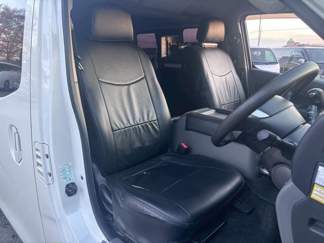 NV350キャラバンバン ロングプレミアムGXターボ ストラーダ10インチナビ フルセグ Bluetooth 黒レザーシートカバー リアヒーター&リアクーラー スマートキー ETC デジタルインナーミラー 後席モニター LEDヘッドライト(26枚目)