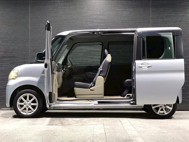 タント Ｘ　ユーザー様直接仕入　パワースライドドア　純正１４インチＡＷ　パナソニックナビ　レザー調シートカバー　オーバーヘッドコンソール　オートエアコン　電格ドアミラー　サイドバイザー　ＥＴＣ　走行３．４万キロ台（20枚目）