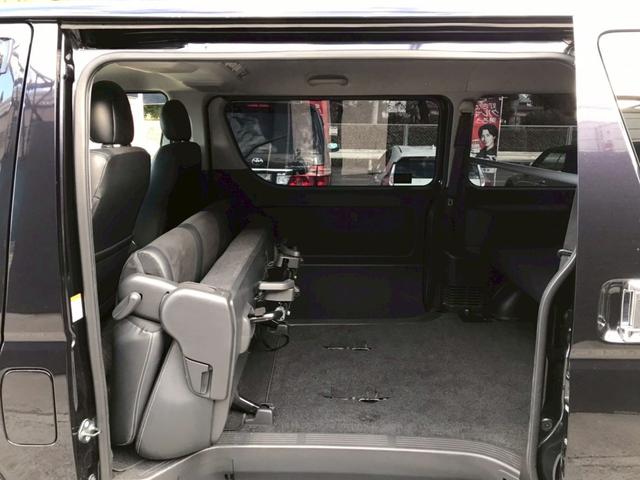 ハイエースバン スーパーGL ダークプライムII モデリスタフロントバンパー・トランクスポイラー 社外15インチAW ベッドキッド ローダウン プリクラッシュ 社外ナビ Bluetooth バックモニター ハーフレザー 社外センターコンソール ETC(60枚目)
