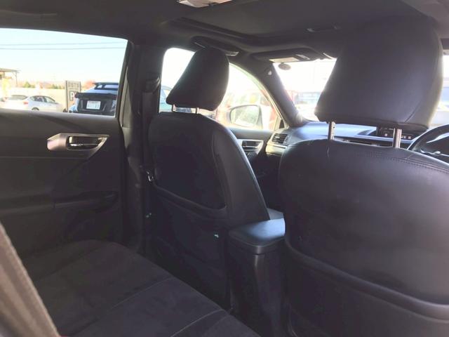 ＣＴ ＣＴ２００ｈ　Ｆスポーツ　ＴＲＤフルエアロ　ムーンルーフ　ＬＥＤライト　純正１７インチＡＷ　純正ナビ　フルセグＴＶ　ＢＴ接続　リアカメラ　パワーシート　シートヒーター　クルコン　ドラレコ　ＴＶキャンセラー　スマートキー　ＥＴＣ（50枚目）