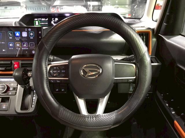 タント ファンクロスターボ　ユーザー様仕入ワンオーナー車　両側パワスラ　ディスプレイオーディオ　Ａｐｐｌｅｃａｒｐｌａｙ　Ｂｌｕｅｔｏｏｔｈ　フルセグＴＶ　バックカメラ　純正ＡＷ　フォグ　ステアスイッチ　衝突軽減ブレーキ　ＥＴＣ（25枚目）