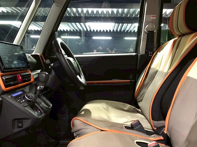 タント ファンクロスターボ　ユーザー様仕入ワンオーナー車　両側パワスラ　ディスプレイオーディオ　Ａｐｐｌｅｃａｒｐｌａｙ　Ｂｌｕｅｔｏｏｔｈ　フルセグＴＶ　バックカメラ　純正ＡＷ　フォグ　ステアスイッチ　衝突軽減ブレーキ　ＥＴＣ（49枚目）