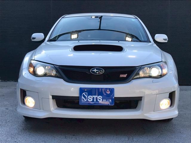 インプレッサ WRX STI Aライン ユーザー様直接仕入れ プレミアムPKG STIリアディフューザー STI18インチAW フォグ 社外ナビ フルセグTV Bluetooth バックモニター 茶革シート シートヒーター クルコン ETC(8枚目)