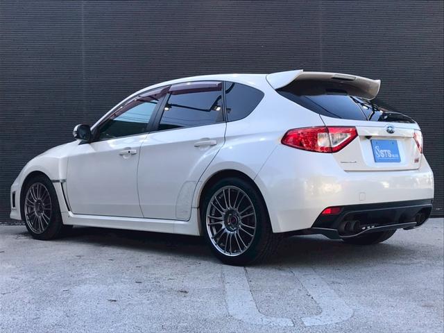 インプレッサ WRX STI Aライン ユーザー様直接仕入れ プレミアムPKG STIリアディフューザー STI18インチAW フォグ 社外ナビ フルセグTV Bluetooth バックモニター 茶革シート シートヒーター クルコン ETC(13枚目)