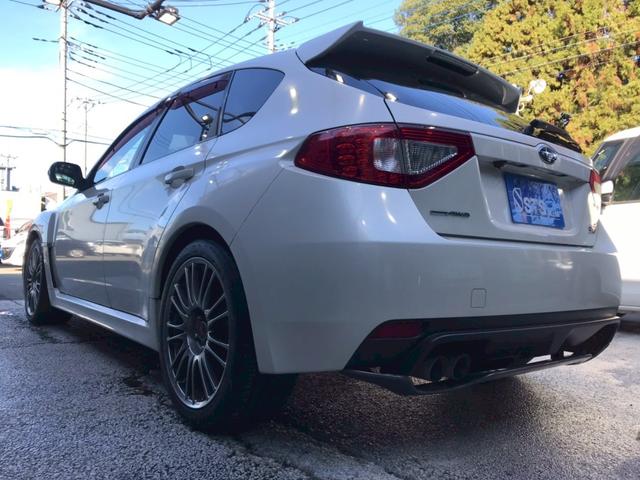 インプレッサ WRX STI Aライン ユーザー様直接仕入れ プレミアムPKG STIリアディフューザー STI18インチAW フォグ 社外ナビ フルセグTV Bluetooth バックモニター 茶革シート シートヒーター クルコン ETC(18枚目)