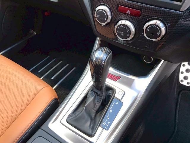 インプレッサ WRX STI Aライン ユーザー様直接仕入れ プレミアムPKG STIリアディフューザー STI18インチAW フォグ 社外ナビ フルセグTV Bluetooth バックモニター 茶革シート シートヒーター クルコン ETC(34枚目)