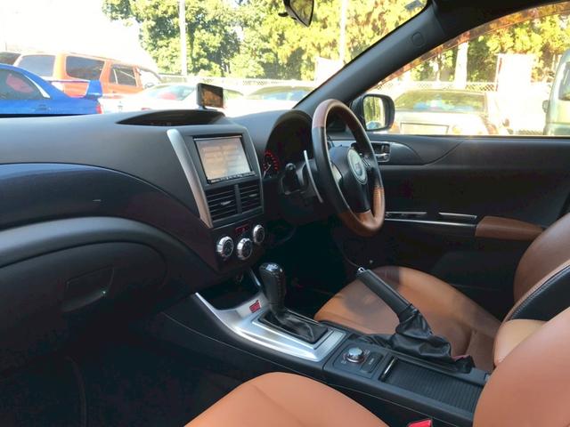 インプレッサ WRX STI Aライン ユーザー様直接仕入れ プレミアムPKG STIリアディフューザー STI18インチAW フォグ 社外ナビ フルセグTV Bluetooth バックモニター 茶革シート シートヒーター クルコン ETC(49枚目)