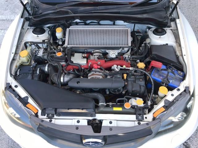 インプレッサ WRX STI Aライン ユーザー様直接仕入れ プレミアムPKG STIリアディフューザー STI18インチAW フォグ 社外ナビ フルセグTV Bluetooth バックモニター 茶革シート シートヒーター クルコン ETC(60枚目)