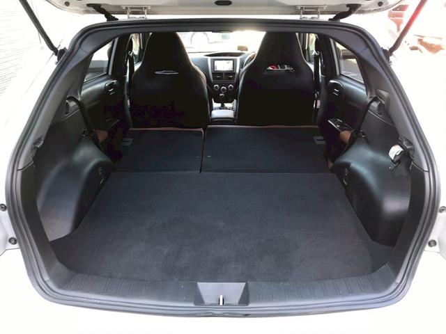 インプレッサ WRX STI Aライン ユーザー様直接仕入れ プレミアムPKG STIリアディフューザー STI18インチAW フォグ 社外ナビ フルセグTV Bluetooth バックモニター 茶革シート シートヒーター クルコン ETC(65枚目)