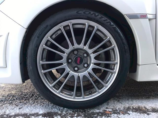 インプレッサ WRX STI Aライン ユーザー様直接仕入れ プレミアムPKG STIリアディフューザー STI18インチAW フォグ 社外ナビ フルセグTV Bluetooth バックモニター 茶革シート シートヒーター クルコン ETC(66枚目)