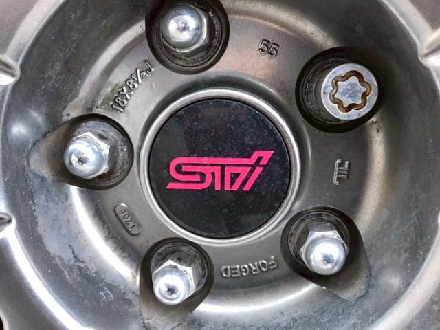インプレッサ WRX STI Aライン ユーザー様直接仕入れ プレミアムPKG STIリアディフューザー STI18インチAW フォグ 社外ナビ フルセグTV Bluetooth バックモニター 茶革シート シートヒーター クルコン ETC(70枚目)