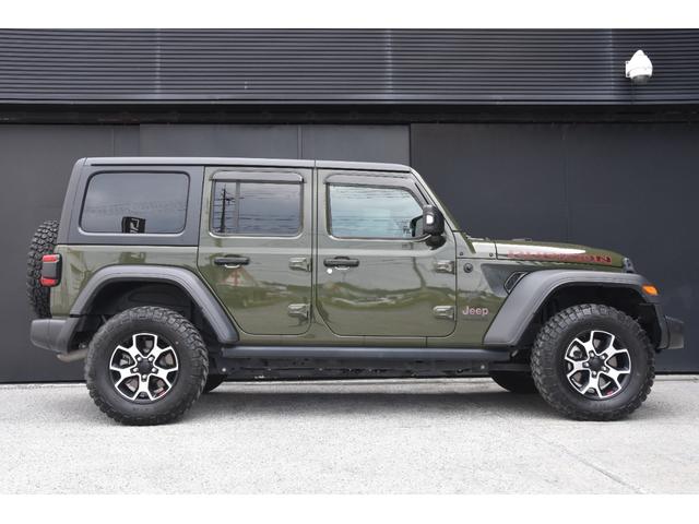 ジープ・ラングラーアンリミテッド ルビコン・サージグリーン　１００台限定車　黒革　ナビ　フルセグ　Ｂカメラ　サイドカメラ　ＡｐｐｌｅＣａｒＰｌａｙ　ステアリングヒーター　シートヒーター　ＡＣＣ　専用１７ＡＷ　ロックレール　コーナーセンサー　ＬＥＤライト　ＥＴＣ（38枚目）