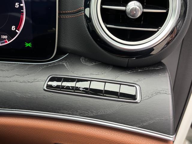 Eクラス E220d アバンギャルド AMGライン パノラマSR エクスクルーシブPKG 茶革 HUD オートテールゲート Burmester エアバランスPKG ナビ 360度カメラ TV アンビエントライト パワーシート シートヒーター LED(36枚目)