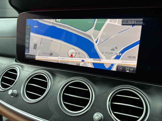 Eクラス E220d アバンギャルド AMGライン パノラマSR エクスクルーシブPKG 茶革 HUD オートテールゲート Burmester エアバランスPKG ナビ 360度カメラ TV アンビエントライト パワーシート シートヒーター LED(39枚目)