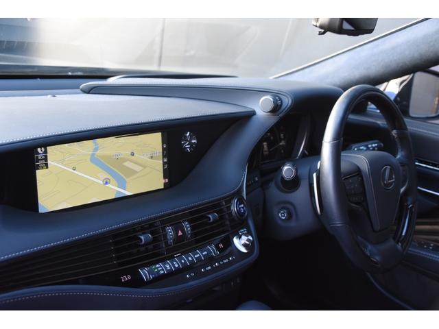 ＬＳ ＬＳ５００ｈ　バージョンＬ　Ｌｅｘｕｓ　Ｓａｆｅｔｙ　Ｓｙｓｔｅｍ＋　ムーンルーフ　マークレビンソン　ナビ　ＴＶ　全方位カメラ　ステアリングヒーター　エアシート　シートヒーター　インナーミラー　電動バックドア　ＨＵＤ　３眼ＬＥＤ（9枚目）