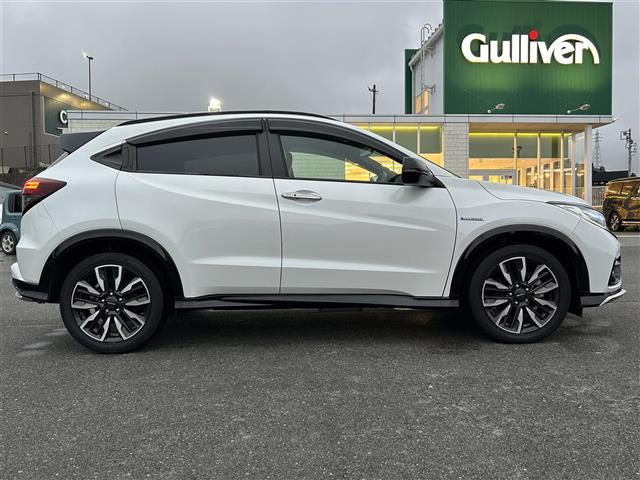 ヴェゼル ハイブリッド　モデューロＸ・ホンダセンシング　ＭｏｄｕｌｏＸフロントバンパー、フロントグリル　純正ナビ　バックカメラ　ＬＥＤオートライト　ＬＥＤフォグランプ　ハーフレザーシート　シートヒーター　純正１８インチＡＷ　パドルシフト　ルーフレール（34枚目）