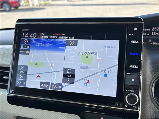 N-BOX L・ターボ 純正ナビ TV/CD/DVD/BT/バックカメラ 両側パワースライドドア ETC プッシュスタート スマートキー スペアキー2本 純正フロアマット 前席シートヒーター ベンチシート 横滑り防止装置(3枚目)