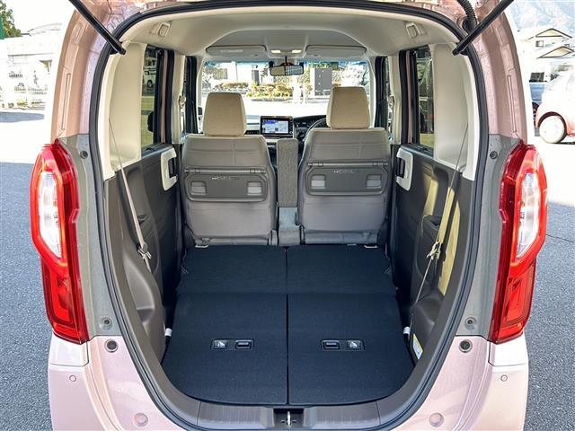 N-BOX L・ターボ 純正ナビ TV/CD/DVD/BT/バックカメラ 両側パワースライドドア ETC プッシュスタート スマートキー スペアキー2本 純正フロアマット 前席シートヒーター ベンチシート 横滑り防止装置(35枚目)