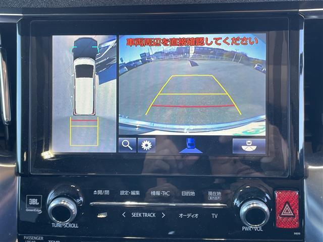 アルファードハイブリッド ＳＲ　Ｃパッケージ　純正ナビ　４ＷＤ　ツインムーンルーフ　パワーシート　クルーズコントロール　デジタルインナーミラー　パワーバックドア　モデリスタエアロ　ＪＢＬサウンドシステム　後席フィリップダウンモニター（4枚目）
