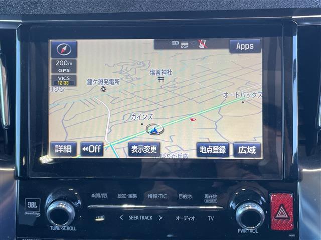 アルファードハイブリッド ＳＲ　Ｃパッケージ　純正ナビ　４ＷＤ　ツインムーンルーフ　パワーシート　クルーズコントロール　デジタルインナーミラー　パワーバックドア　モデリスタエアロ　ＪＢＬサウンドシステム　後席フィリップダウンモニター（5枚目）