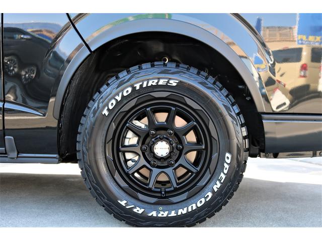 スーパーGL ダークプライムII 新車 4WD ディーゼル 黒 バンパーガード オーバーフェンダー 16インチAW LEDテールランプ 床張施工 8型SDナビ ビルトインETC(26枚目)