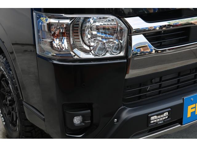 スーパーGL ダークプライムII 新車 4WD ディーゼル 黒 バンパーガード オーバーフェンダー 16インチAW LEDテールランプ 床張施工 8型SDナビ ビルトインETC(38枚目)