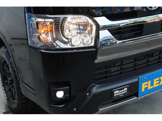 スーパーGL ダークプライムII 新車 4WD ディーゼル 黒 バンパーガード オーバーフェンダー 16インチAW LEDテールランプ 床張施工 8型SDナビ ビルトインETC(41枚目)