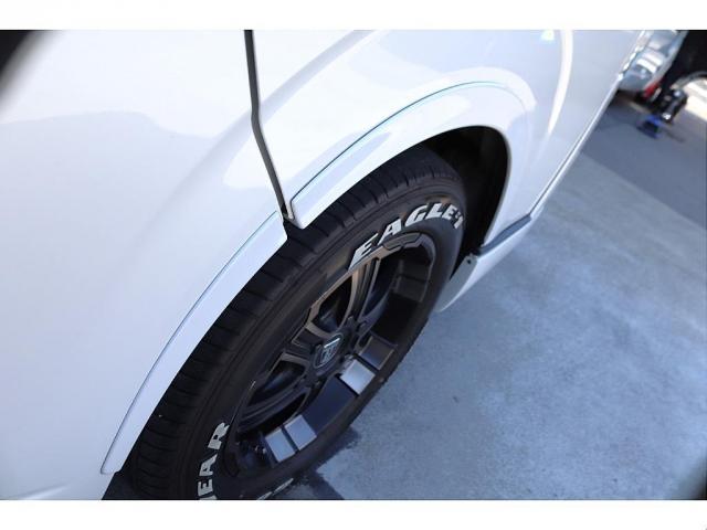 ハイエースバン ロングスーパーGL 買取直販 ベットキット付き! Ver1フロントスポイラー CRSリアスポイラー バルベロW-DEEPS17AW グッドイヤーナスカータイヤ ケンウッドフローティングナビ ルーフスピーカー(14枚目)