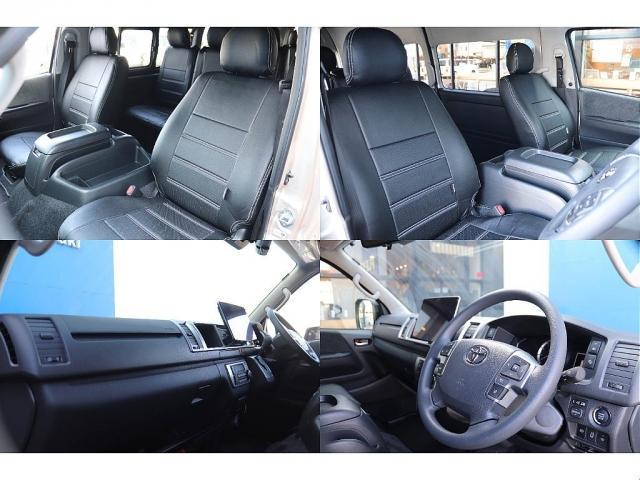 ハイエースワゴン グランドキャビン ALPINE BIG-X 12.8インチフリップダウンモニター スマートベッドキット 全席シートカバー完備 フットパネル Delf06 18AW YOKOHAMAパラダタイヤ 寒冷地仕様(16枚目)