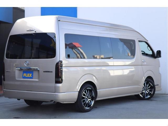 ハイエースワゴン グランドキャビン ALPINE BIG-X 12.8インチフリップダウンモニター スマートベッドキット 全席シートカバー完備 フットパネル Delf06 18AW YOKOHAMAパラダタイヤ 寒冷地仕様(21枚目)