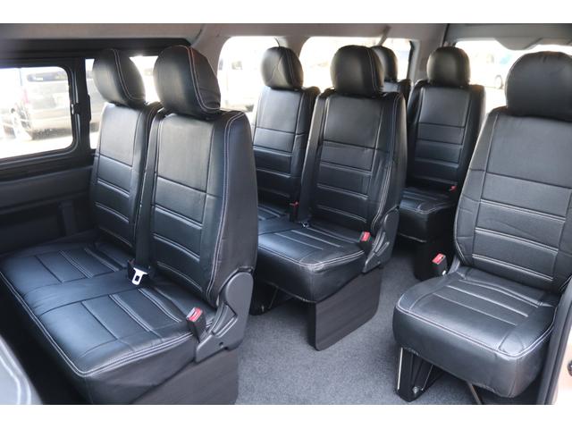 ハイエースワゴン グランドキャビン ALPINE BIG-X 12.8インチフリップダウンモニター スマートベッドキット 全席シートカバー完備 フットパネル Delf06 18AW YOKOHAMAパラダタイヤ 寒冷地仕様(35枚目)