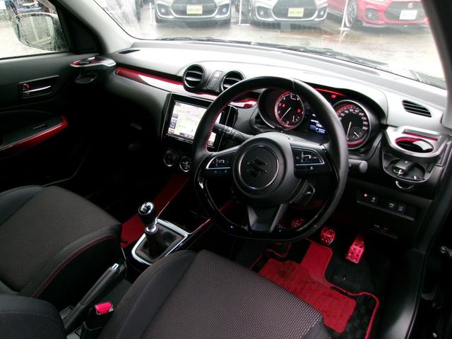 スイフトスポーツ ベースグレード セーフティパッケージ/8型ナビ/全方位モニター/RAYS57トランセンドアンリミテッドエディション17インチ/モンスタースポーツSP-Xデュアルストリートマフラー/LXチューンスプリング/ETC2.0(7枚目)