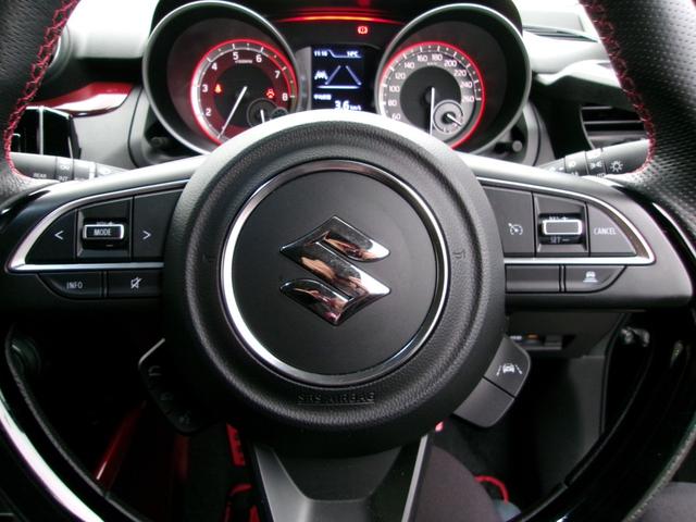 スイフトスポーツ ベースグレード セーフティパッケージ/8型ナビ/全方位モニター/RAYS57トランセンドアンリミテッドエディション17インチ/モンスタースポーツSP-Xデュアルストリートマフラー/LXチューンスプリング/ETC2.0(9枚目)