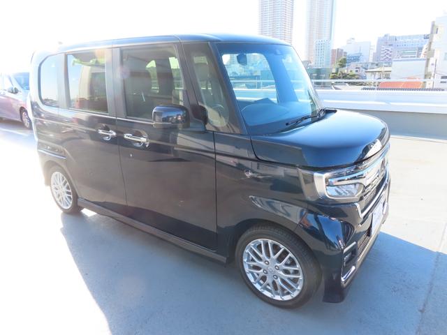 Ｎ－ＢＯＸカスタム Ｌターボ　地デジチューナー　衝突軽減ブレーキサポート　ＬＥＤヘッドライ　車線逸脱警報システム　１オーナー　禁煙　アイドリングＳ　ターボエンジン　ＰＳ　カーテンエアバック　シートヒータ　エアバック　ＰＷ（3枚目）