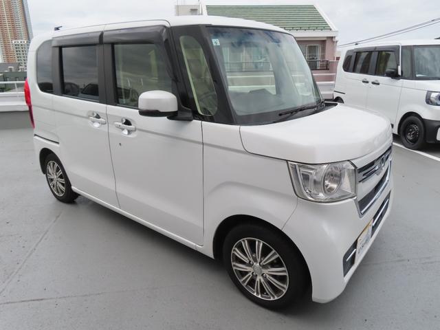 N-BOX L 衝突回避支援ブレーキ I-STOP クリソナ ドラレコ付 PW パワステ Sヒーター 禁煙 1オ-ナ- スマ-トキ- Bカメ 地デジTV ナビ&TV 横滑り防止 ETC車載器 整備記録簿 DVD(3枚目)