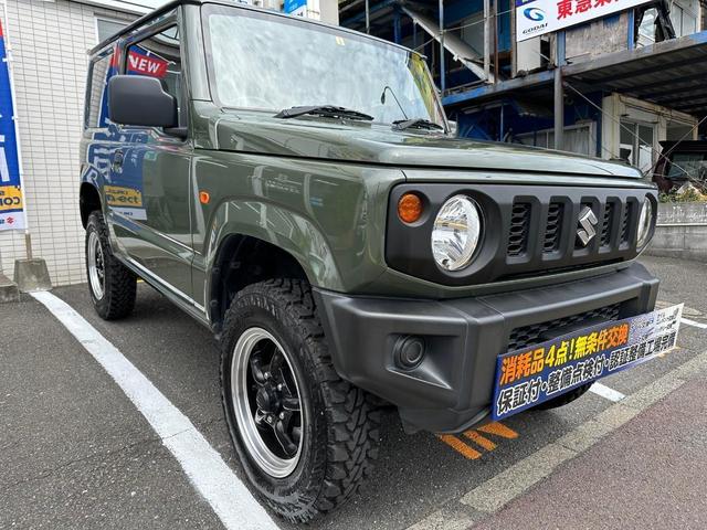 ジムニー ＸＧ　５速ＭＴ　４ＷＤ　リフトアップ　ナビ　フルセグＴＶ　ドライブレコーダー　アルミホイール　ジオランダータイヤ　ＬＥＤヘッドライト　Ｐｉｖｏｔスロコン　キーレスキー　盗難警報装置　保証付き（6枚目）