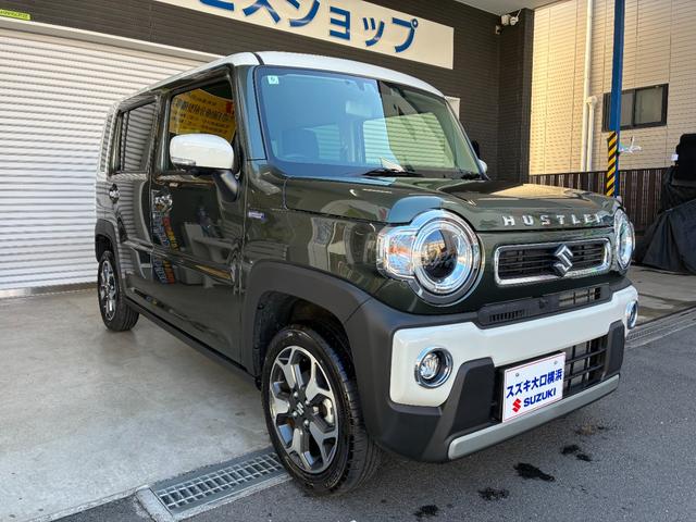 ハスラー ハイブリッドＸターボ　新車メーカー保証　全方位モニター付き９インチナビゲーション＆スズキセーフティサポート　スズキコネクト対応通信機装着車　新セキュリティ対応ＥＴＣ車載器　ＡＣＣ　ＬＥＤ　純正アルミホイール付き（4枚目）