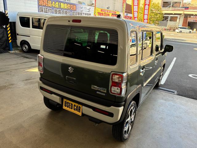 ハスラー ハイブリッドＸターボ　新車メーカー保証　全方位モニター付き９インチナビゲーション＆スズキセーフティサポート　スズキコネクト対応通信機装着車　新セキュリティ対応ＥＴＣ車載器　ＡＣＣ　ＬＥＤ　純正アルミホイール付き（8枚目）