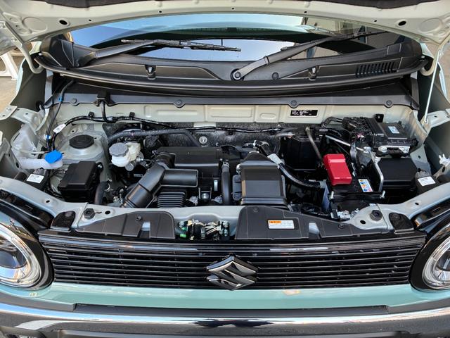ハスラー タフワイルドターボ　新車未登録車　全方位モニター付き９インチナビゲーション＆スズキセーフティサポート　スズキコネクト対応通信機装着車　２トーンルーフ　新車保証付き（37枚目）