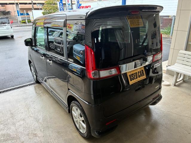 人気のパワースライドドア!スペーシアが入庫!レーダーブレーキサポート搭載!ナビ装着済みのオススメの1台です!